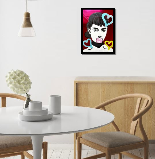Audrey Hepburn Pop Art Print