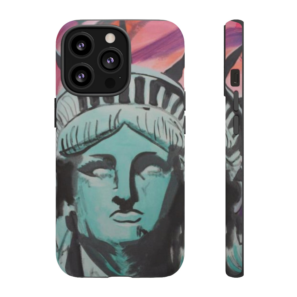 Miss Liberty iPhone Case