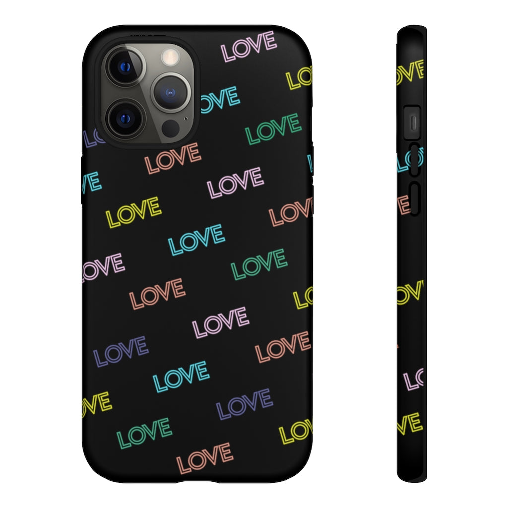 Love Pattern iPhone Case