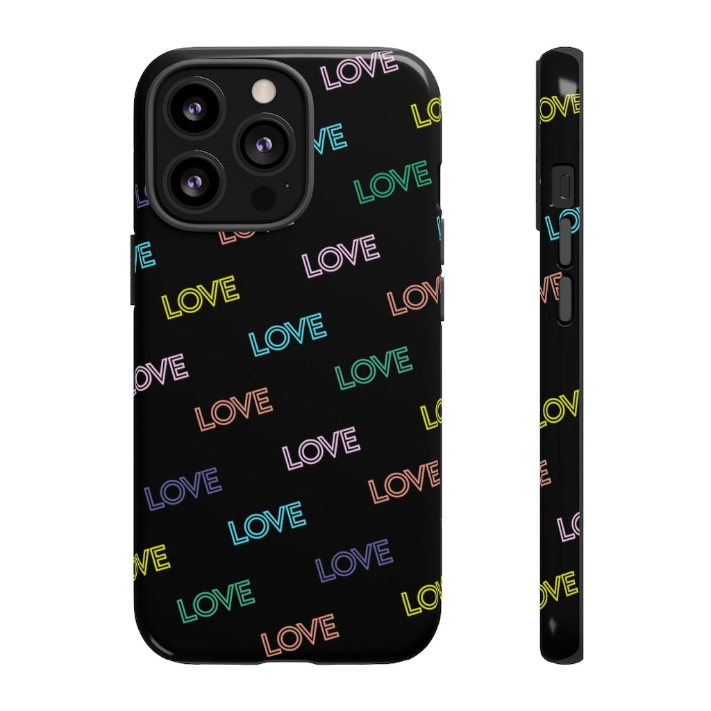 Love Pattern iPhone Case