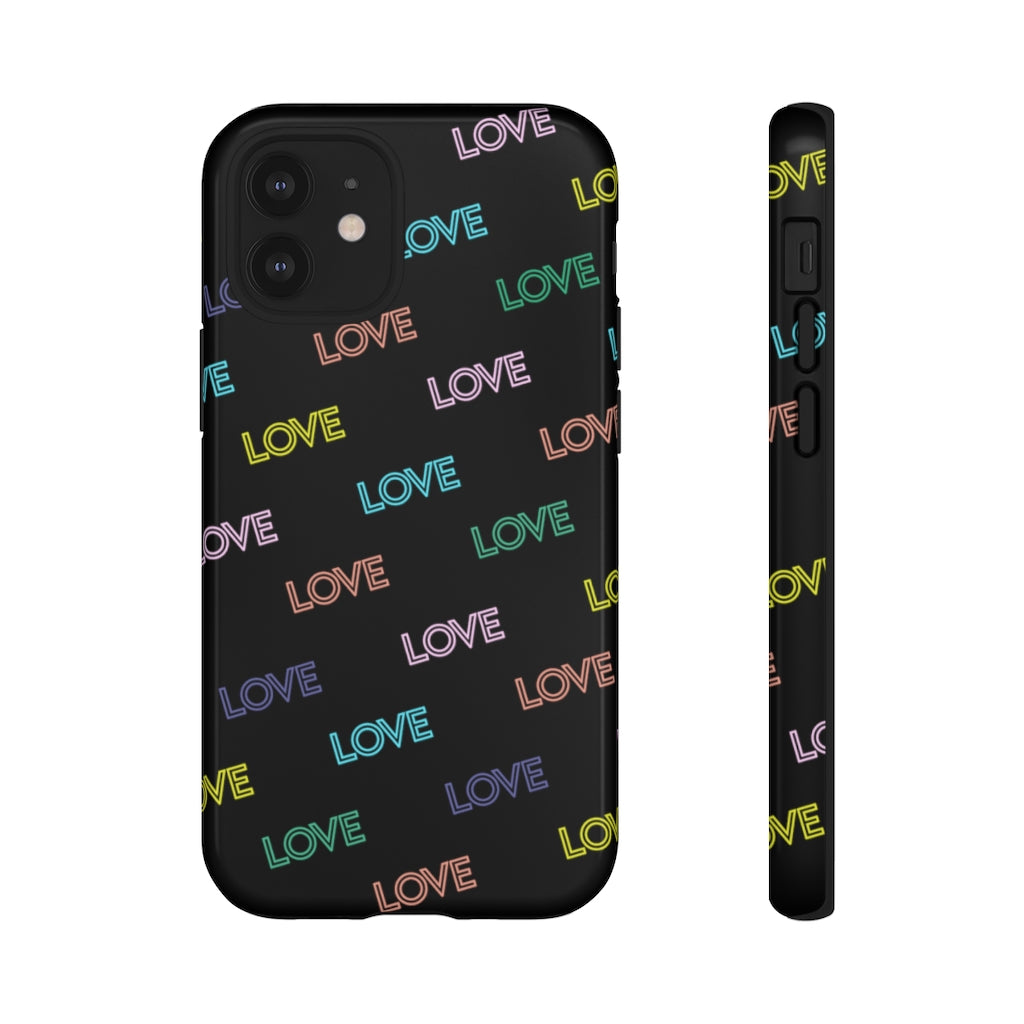 Love Pattern iPhone Case