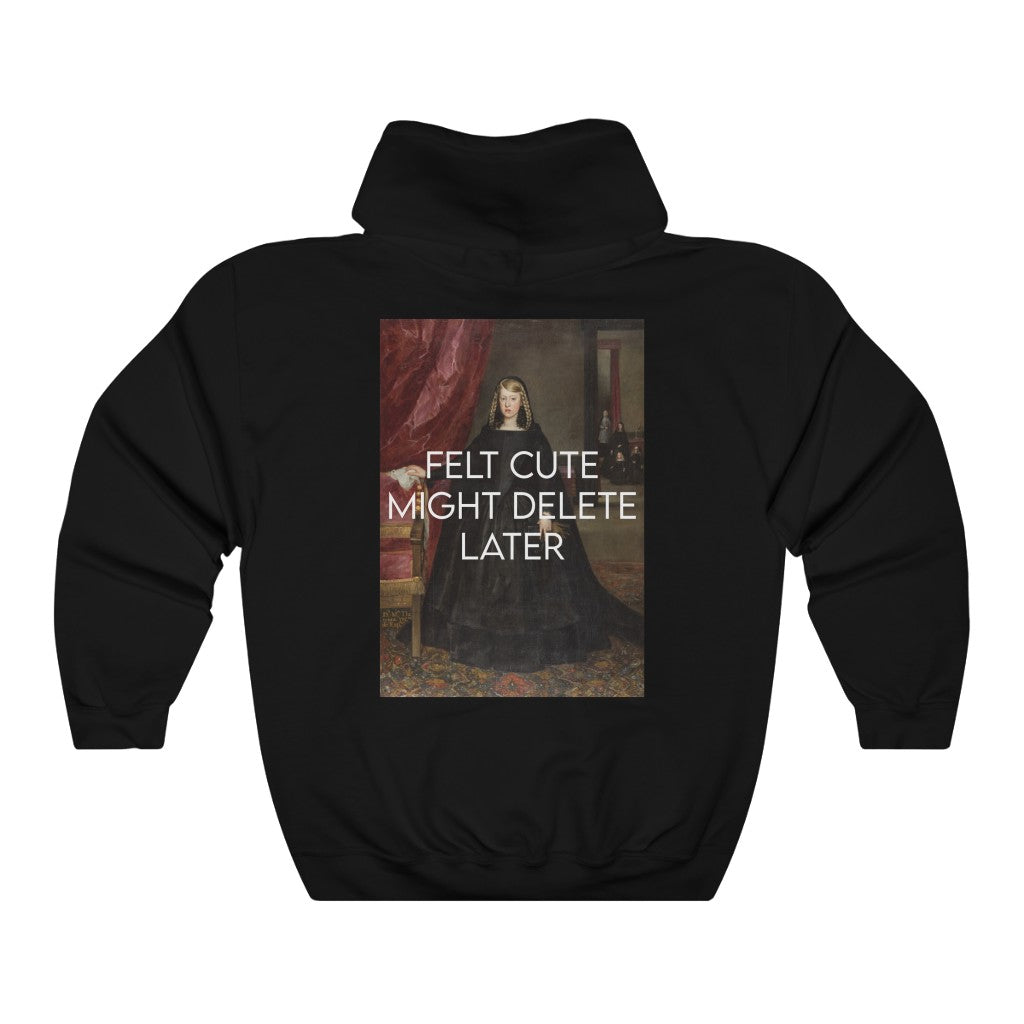 Felt Cute... Hoodie by Falling Pieces™