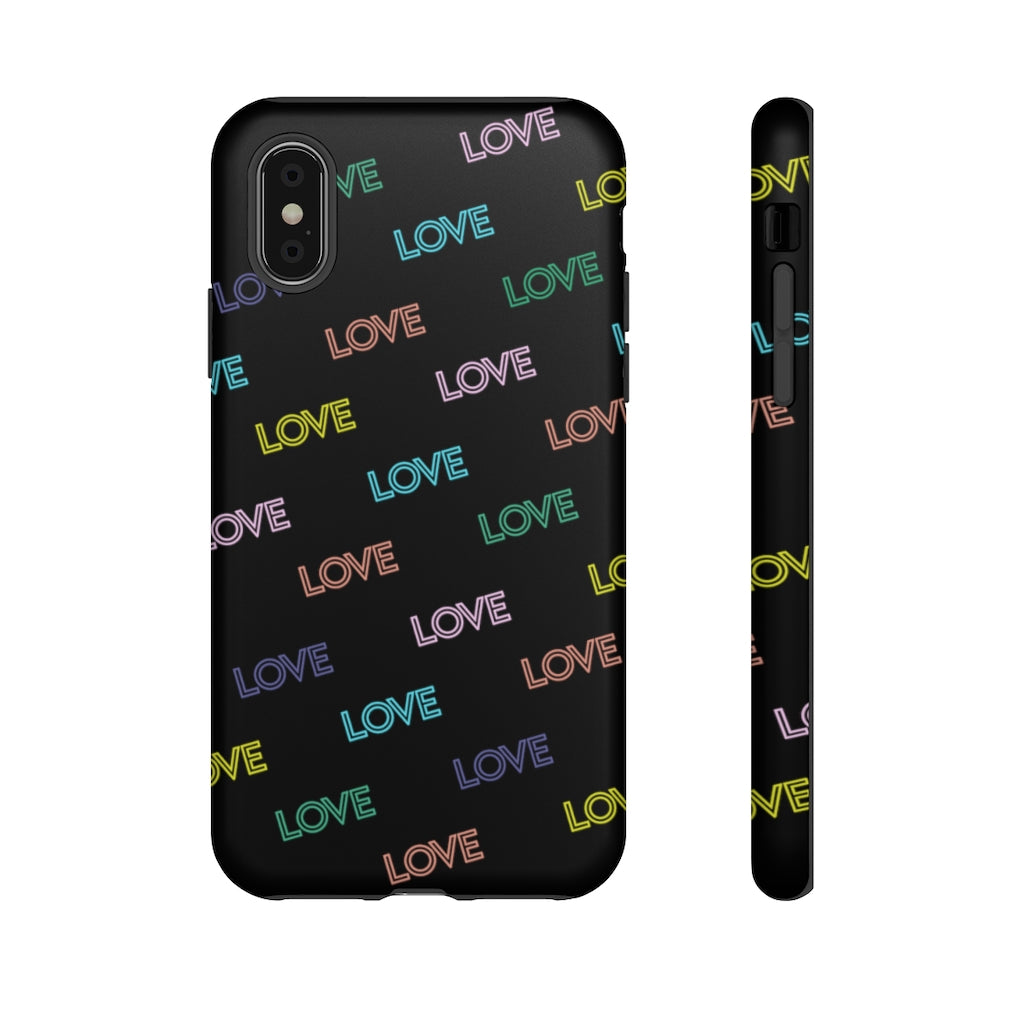 Love Pattern iPhone Case