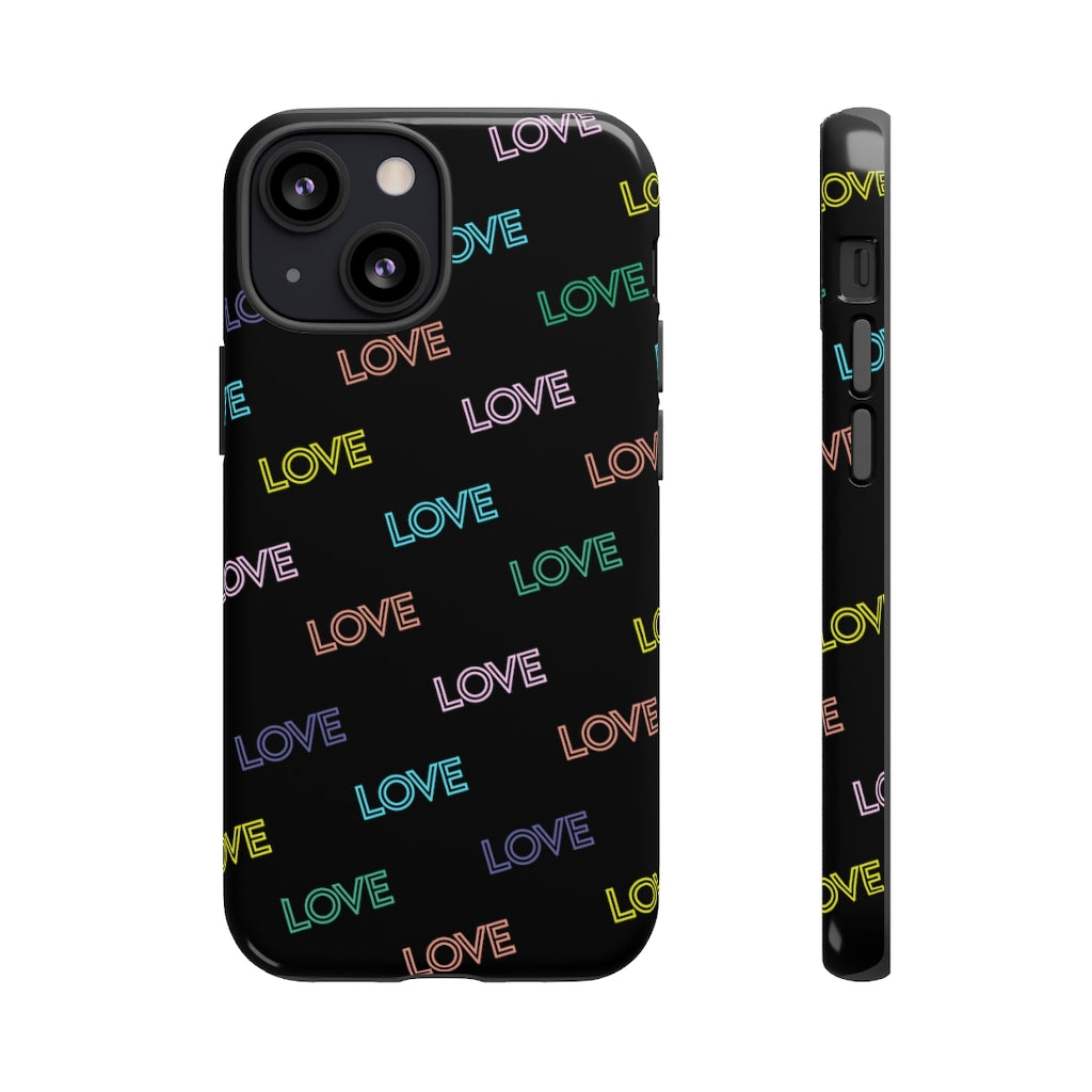 Love Pattern iPhone Case