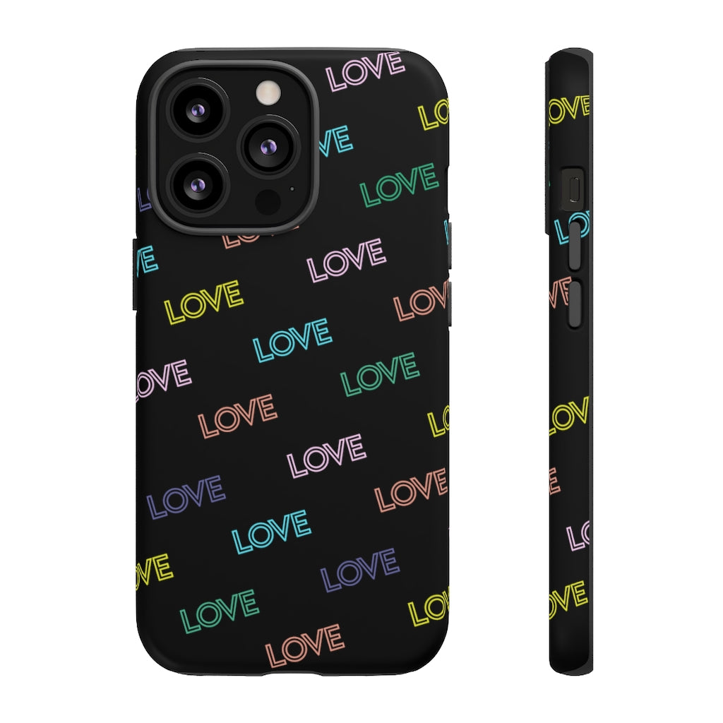 Love Pattern iPhone Case