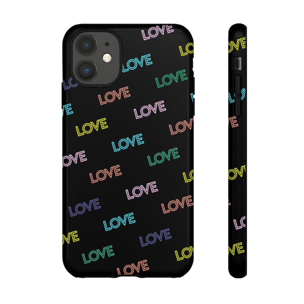Love Pattern iPhone Case