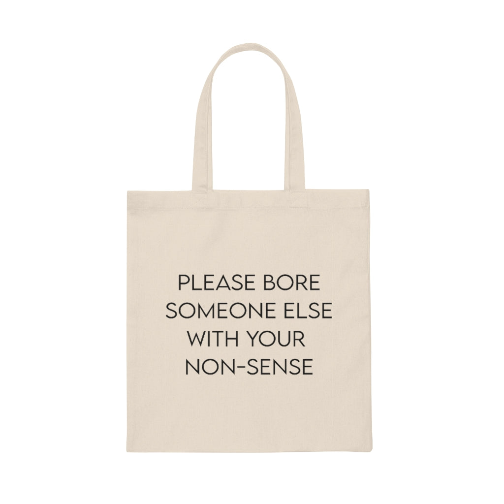 Non-Sense Canvas Tote