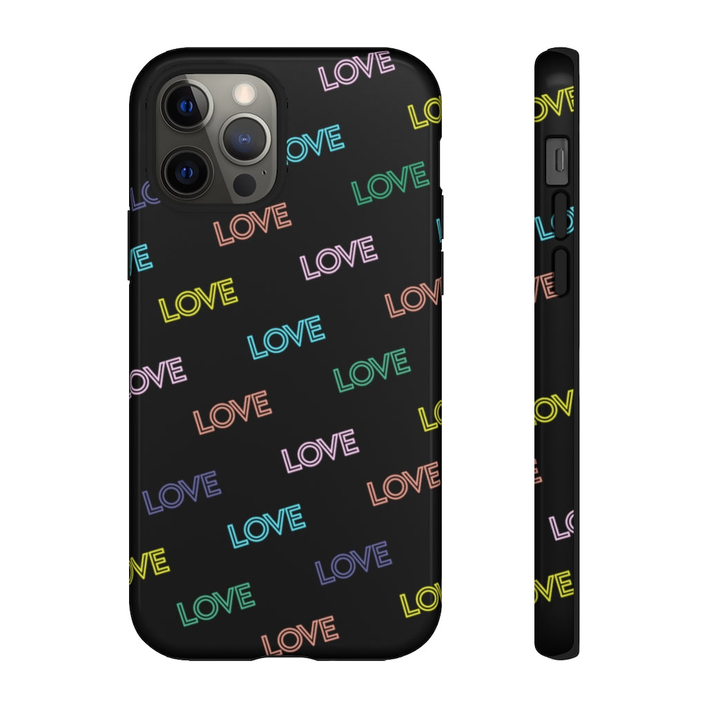 Love Pattern iPhone Case