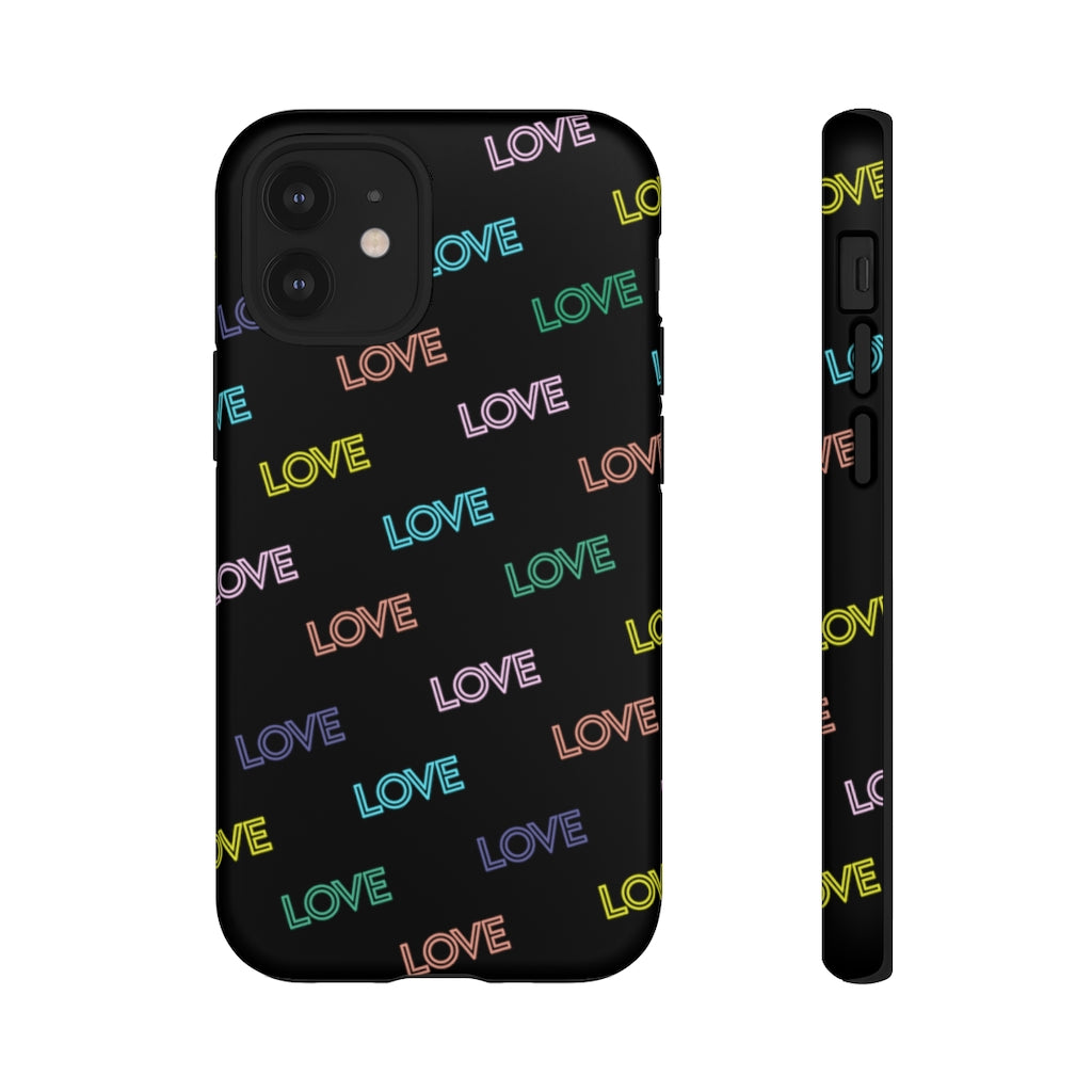Love Pattern iPhone Case