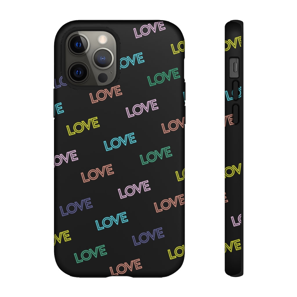 Love Pattern iPhone Case