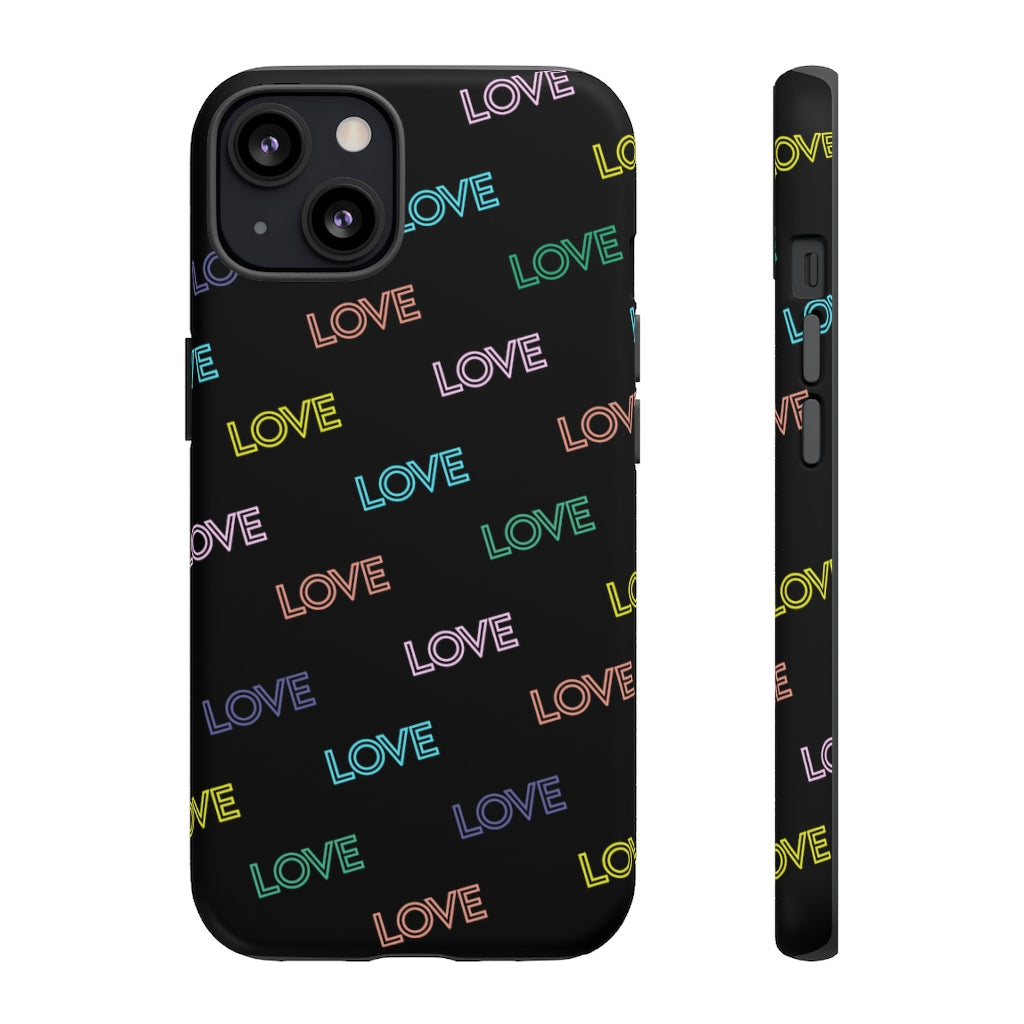 Love Pattern iPhone Case