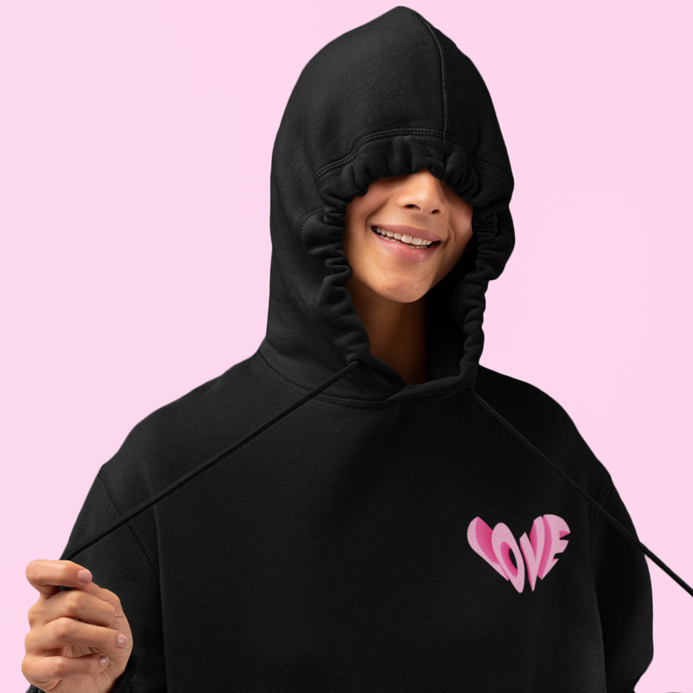 Pink Love Hoodie