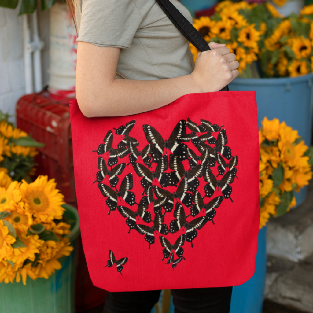 Butterfly Love Large Tote Bag