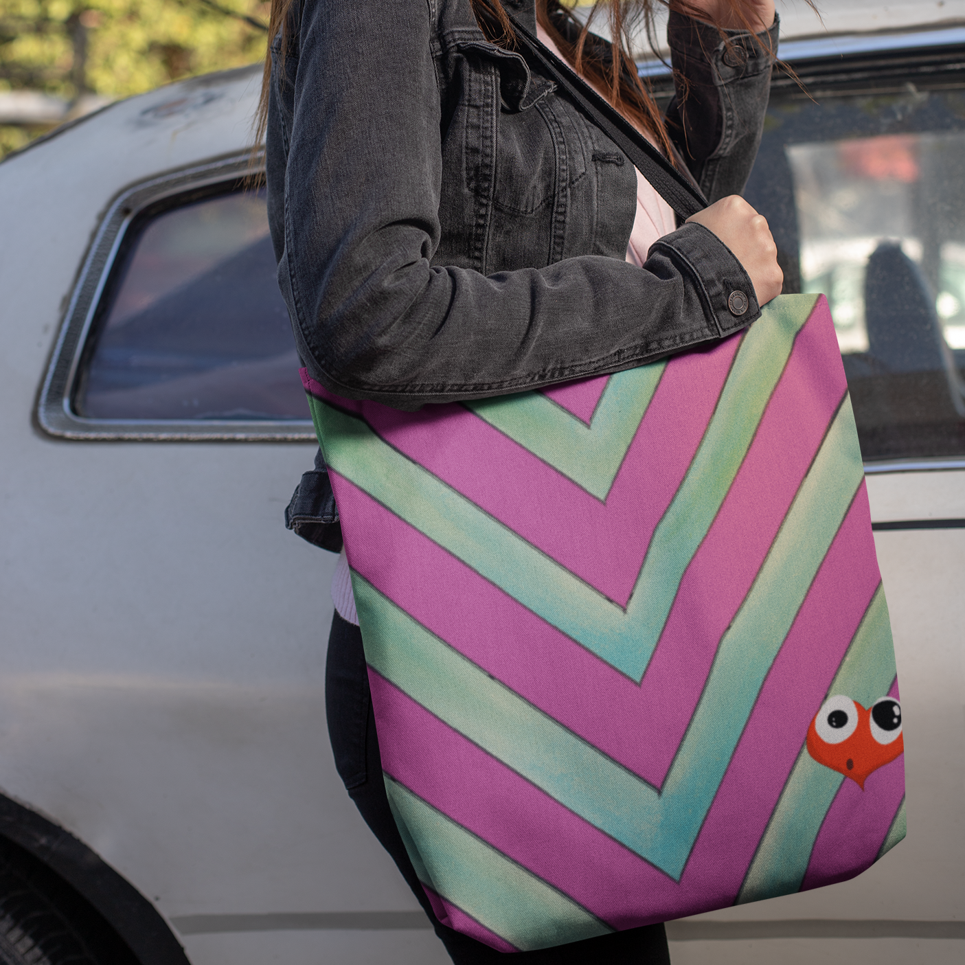 Surprised Heart Tote